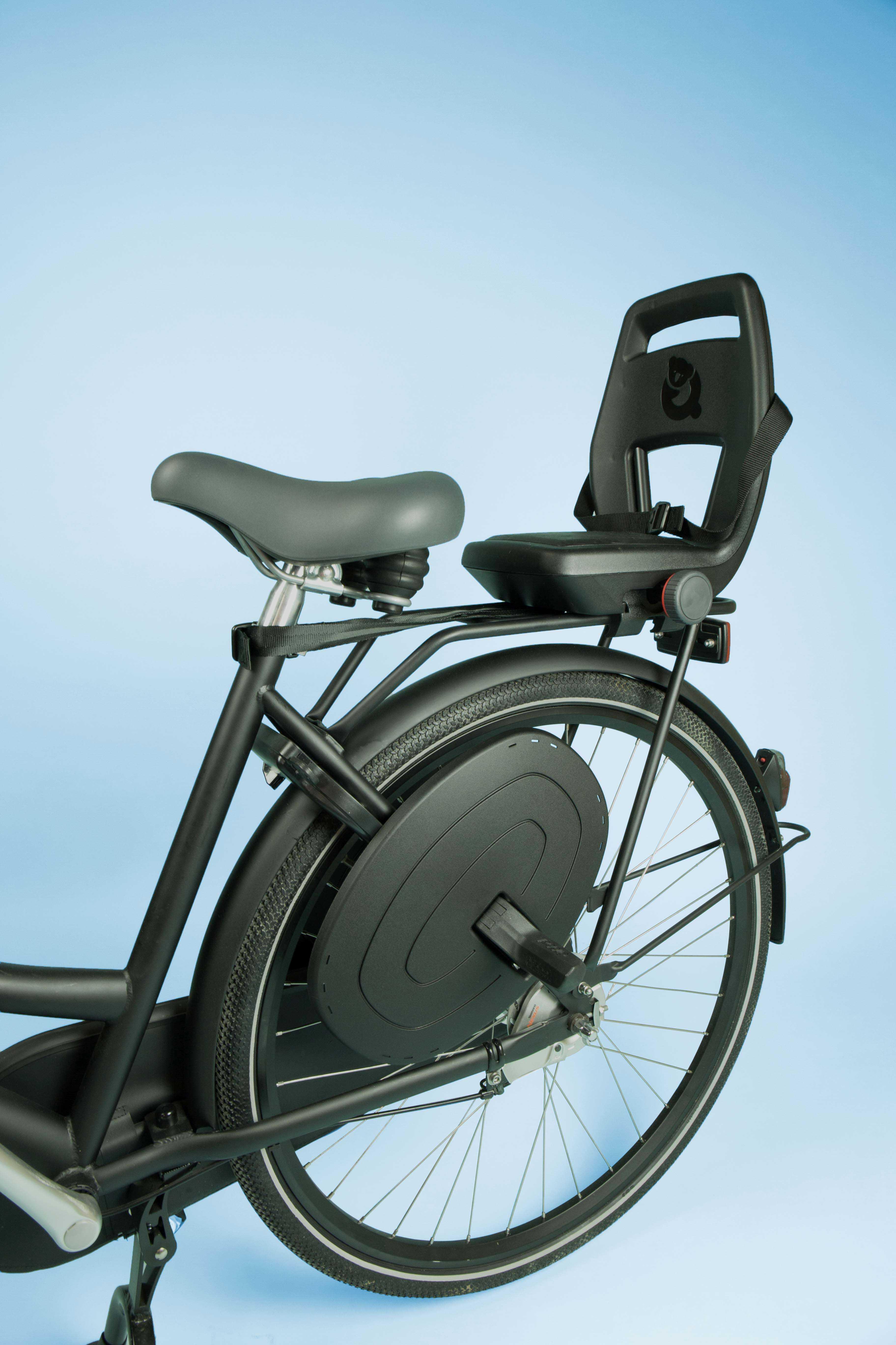 Set voetbeschermingsplaten Qibbel Junior 6+ - zwart