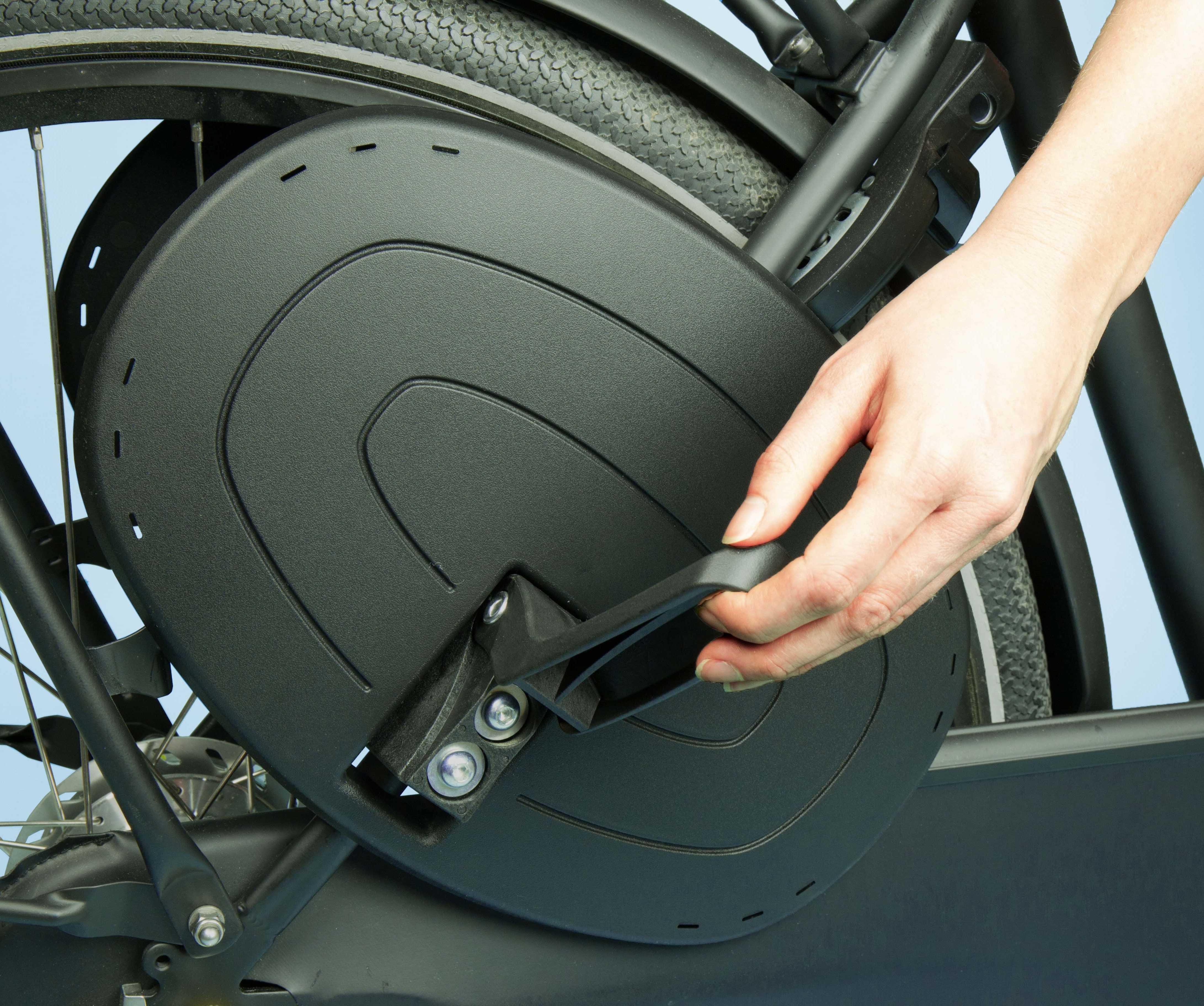 Set voetbeschermingsplaten Qibbel Junior 6+ - zwart