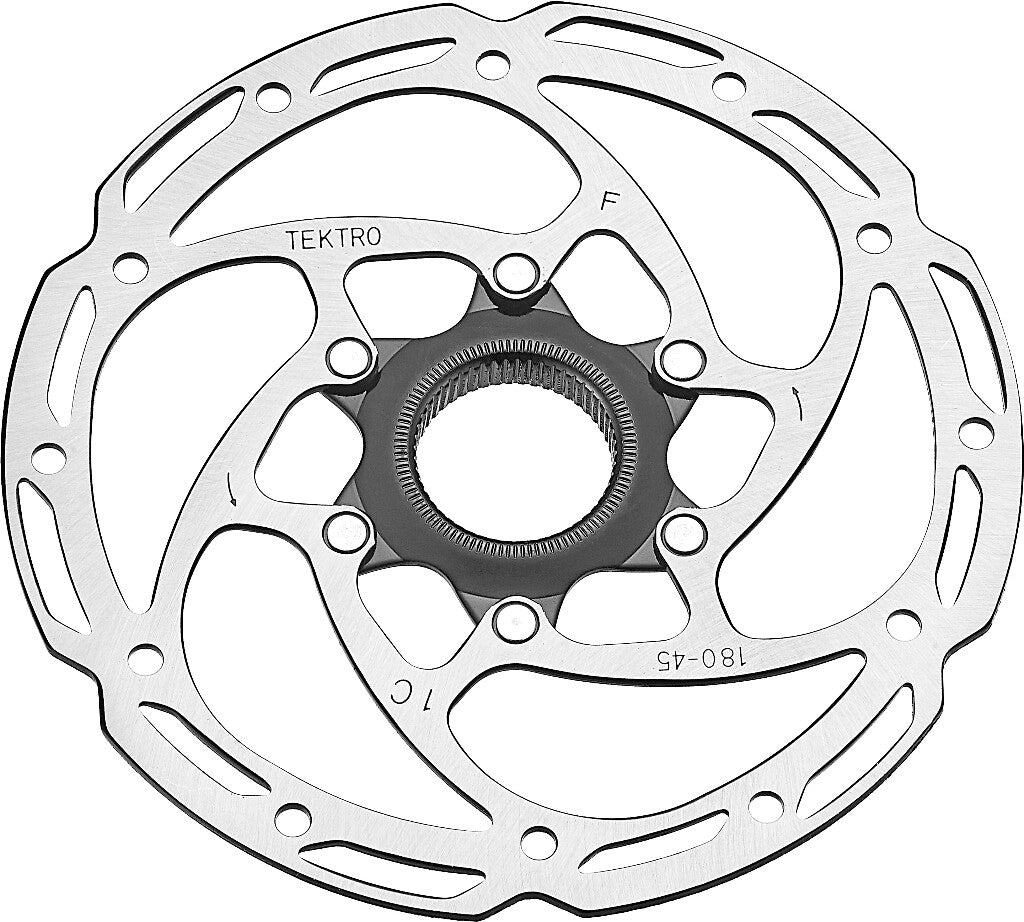 Remschijf Tektro TR180-45 Ø180 x 2.3 mm - Center Lock - Zilver