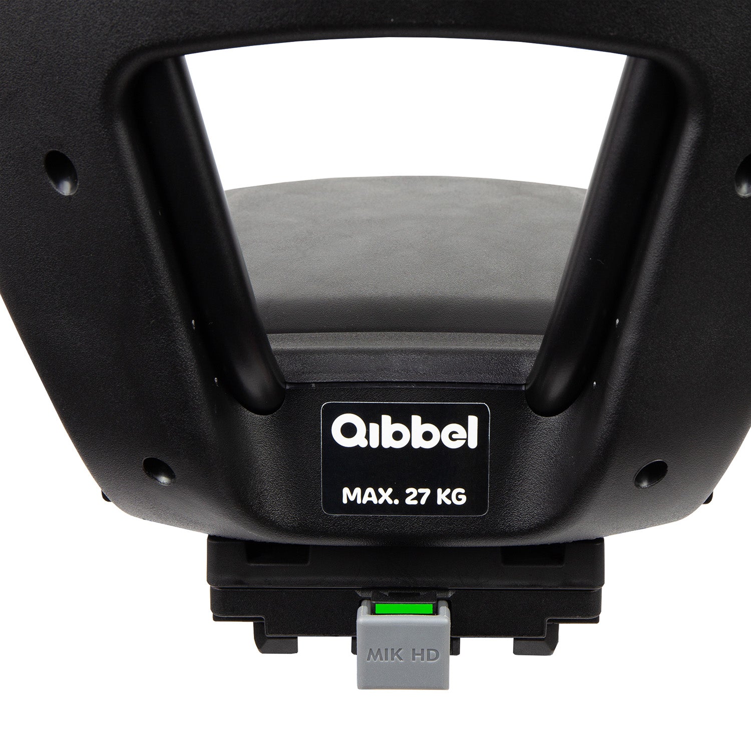 Kinderzitje achter Qibbel Junior 6+ - MIK HD - met voetsteun en beschermplaat - Midnight Black