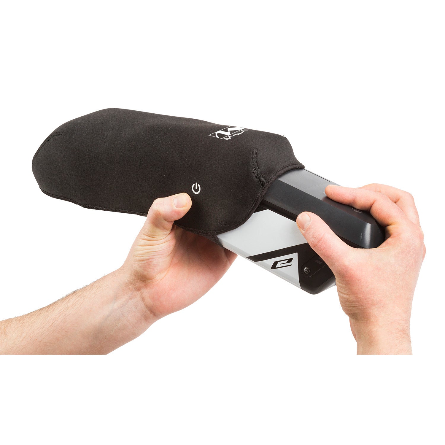 Neopreen beschermhoes M-Wave voor E-bike batterij - zwart