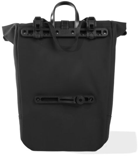 Gerecyclede enkele fietstas Urban Proof Rolltop 20 liter 30 x 15 x 42cm - zwart