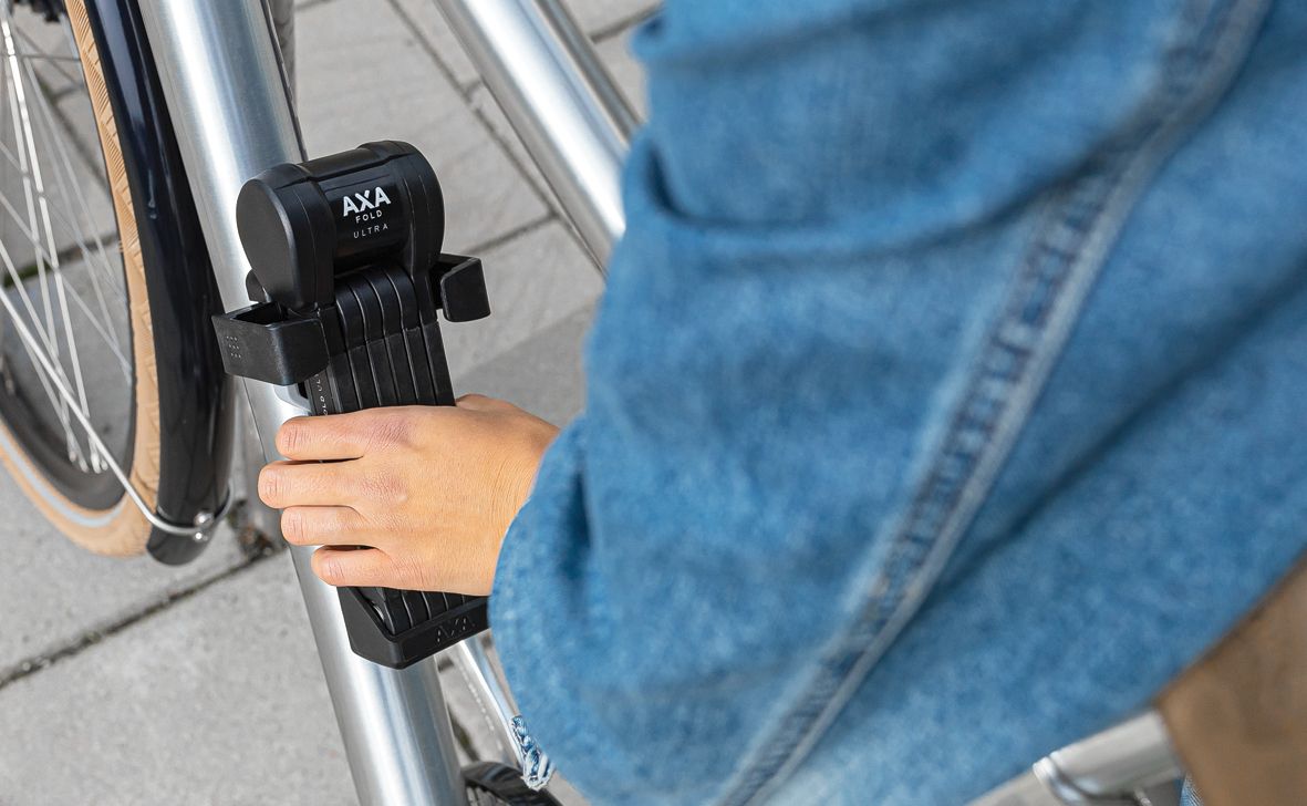 Vouwslot Axa Fold Ultra 90 - zwart - ART 2