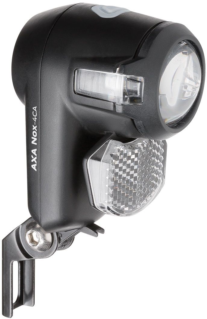 Koplamp Axa Nox City - 4 Lux -Auto/off - zwart