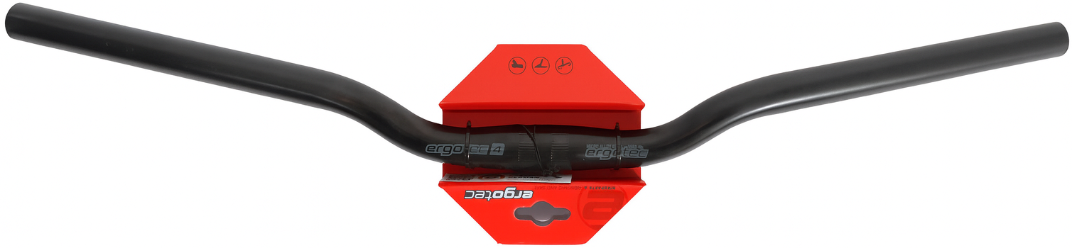 Stuur Ergotec Riser Bar 30 / 25,4 - zwart