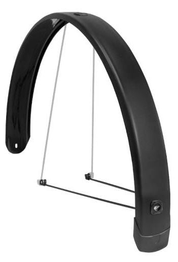 Spatbord achter Eurofender Tempo Square 28 inch 58mm - zwart