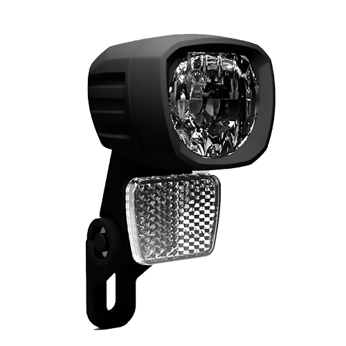 Koplamp Herrmans Nordic CL3 Dynamo 100 Lumen - zwart