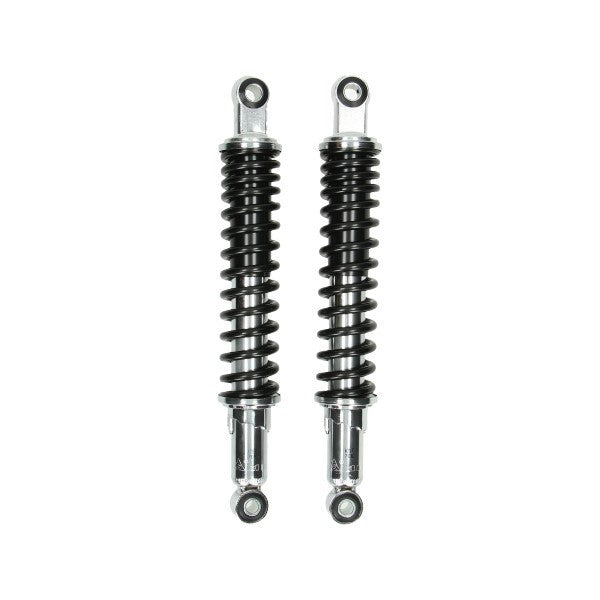 schokbrekerset MDI A-kwaliteit 335mm zwart/chroom mb, mt