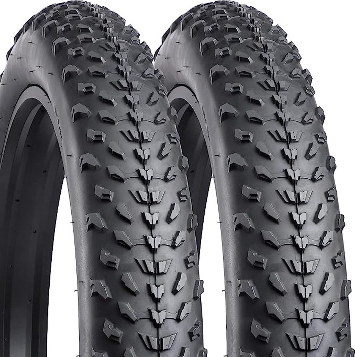fatbike buitenband - 20 x 4.0 - set van 2 stuks - inclusief binnenbanden