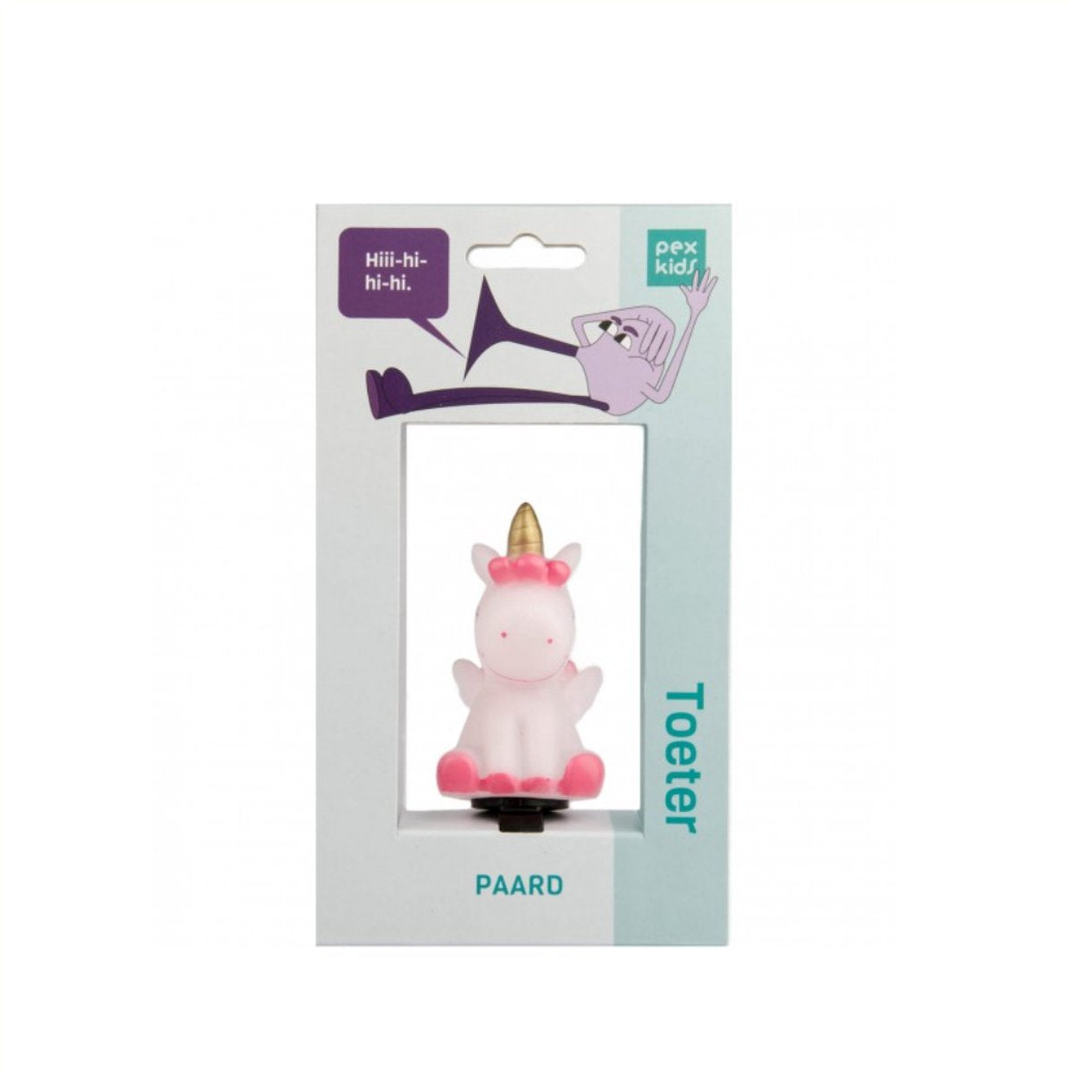 Fiets bel - PexKids Paard - Wit