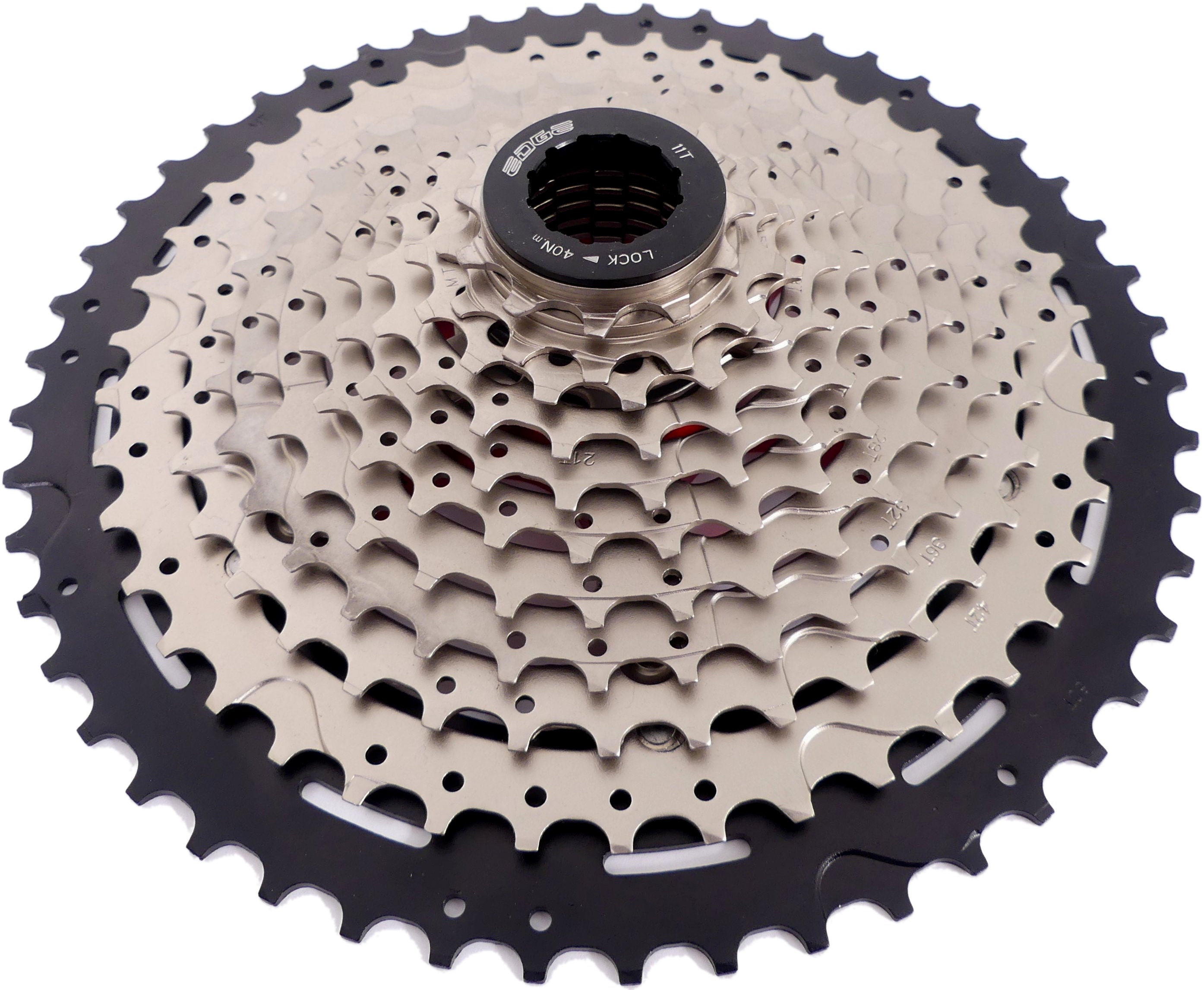 Cassette 11 speed Edge CS-M9011 11-46T - zilver/zwart