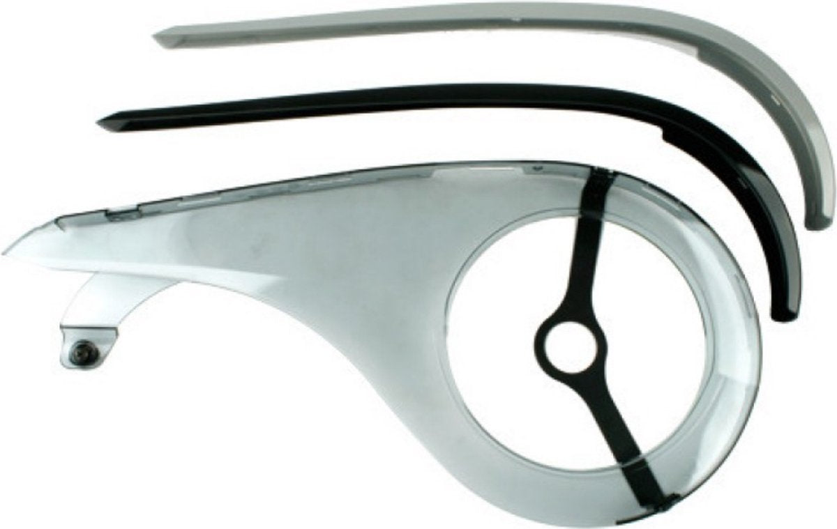fiets kettingkast - Axa Scope II kettingscherm 44T Grijs/zwart