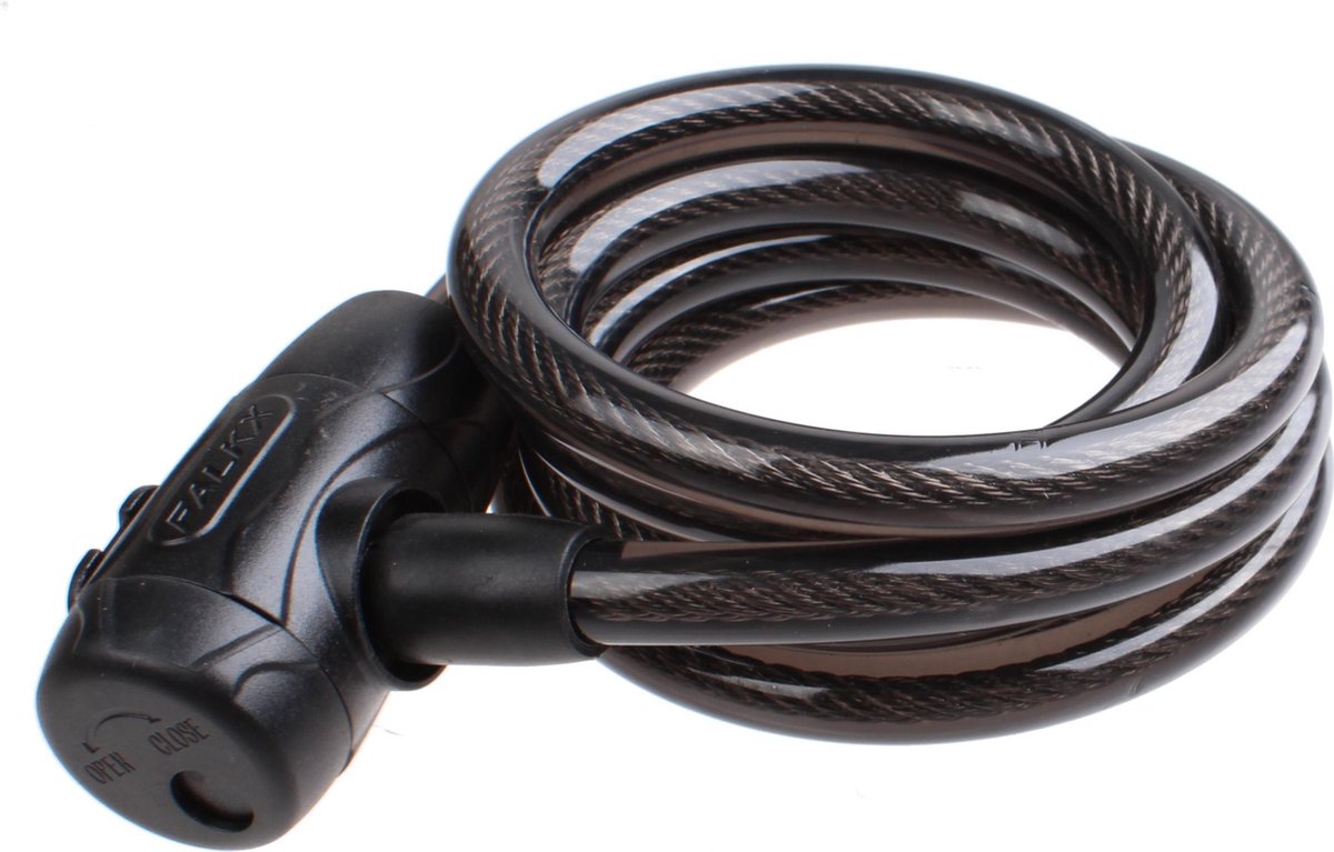 fiets slot - FALKX Kabelslot 12x180mm zwart
