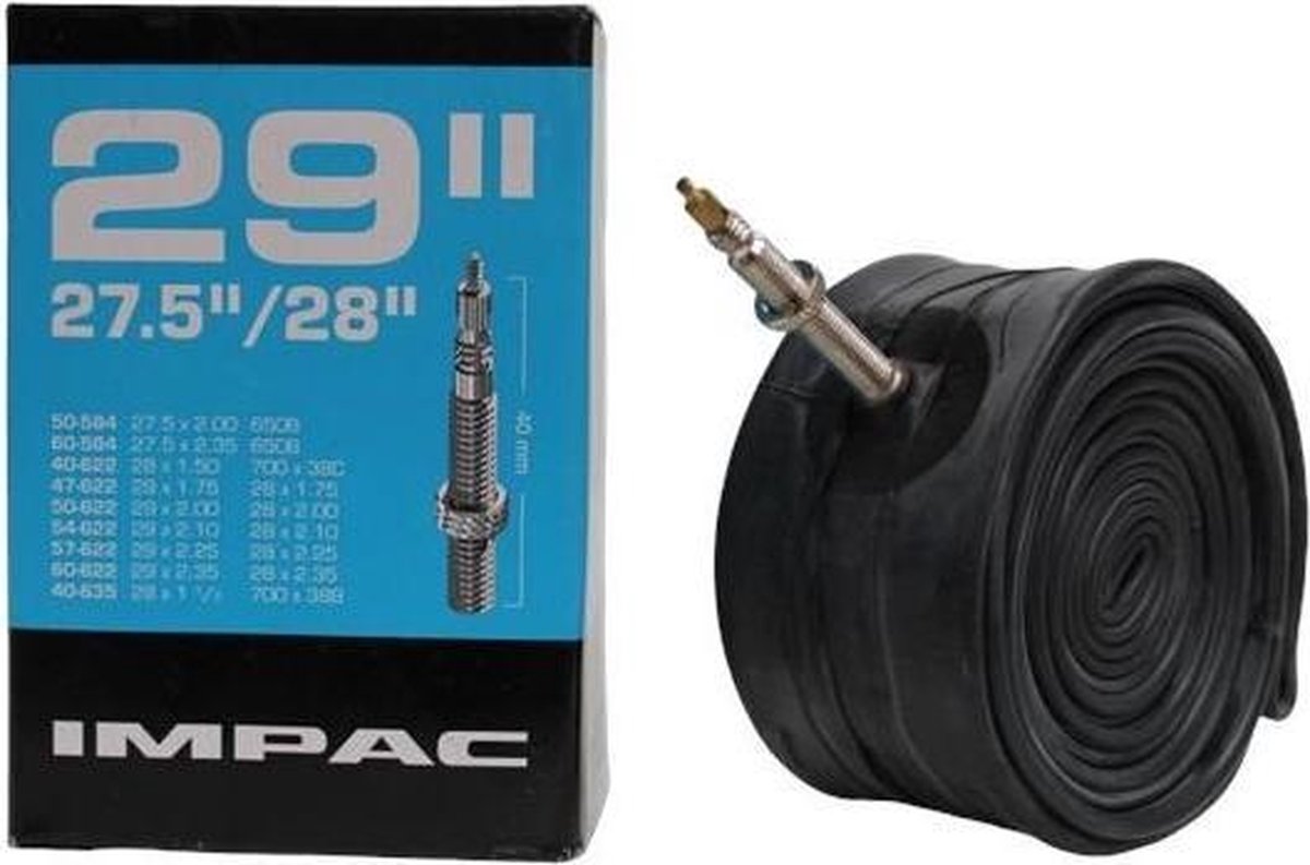 fiets binnenband - Impac 27.5/29 X 1.50/2.35 (40/60-584/635) Fv 40 Mm