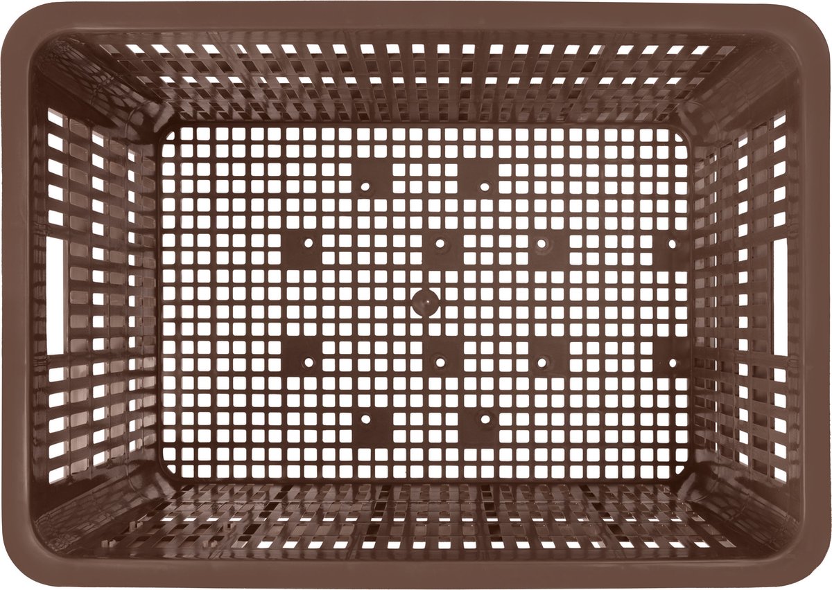 fiets accesoires Basil fietskrat L - Groot - 40 Liter - Bruin