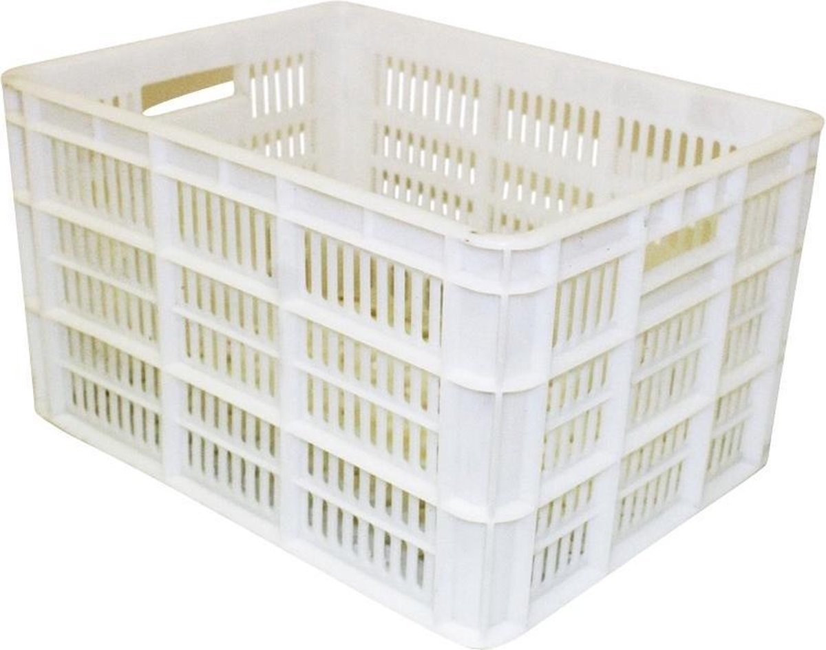 fiets accesoires - fietskrat 28,5 Liter Wit