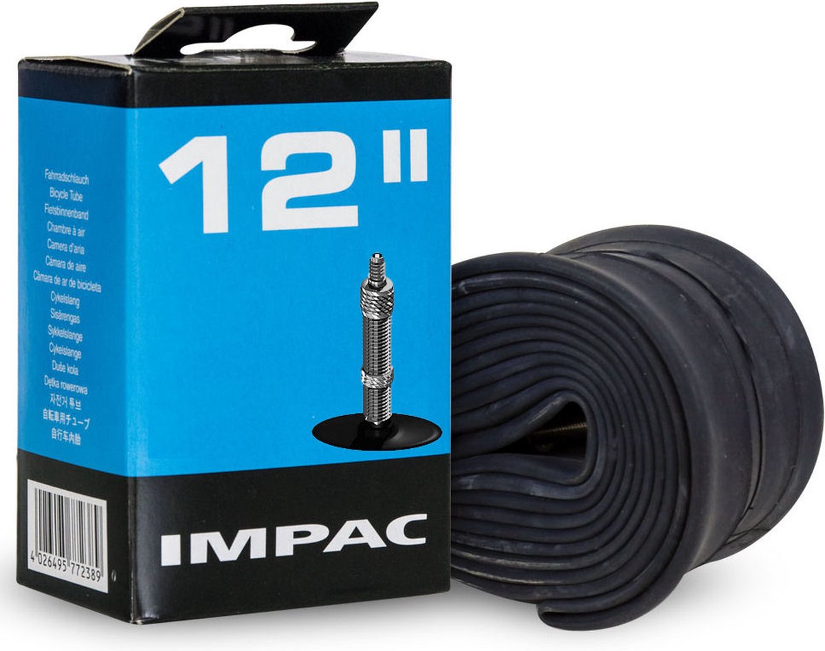 fiets binnenband - Impac 12 X 1.75/2.10 (47/62-203) Dv 26 Mm