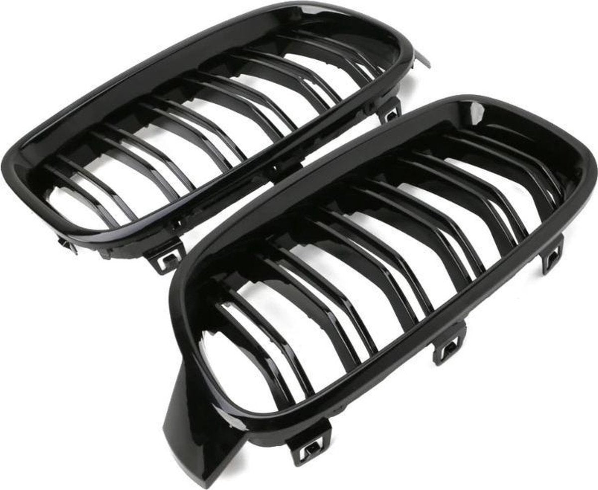 BMW Styling - Sport Grille Nieren F30 F31 F35 3 Serie Glans Zwart M3 Look Exclusieve look LCI Styling