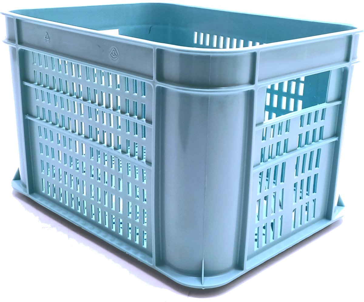 fiets accesoires - fietskrat Medium - Blauw