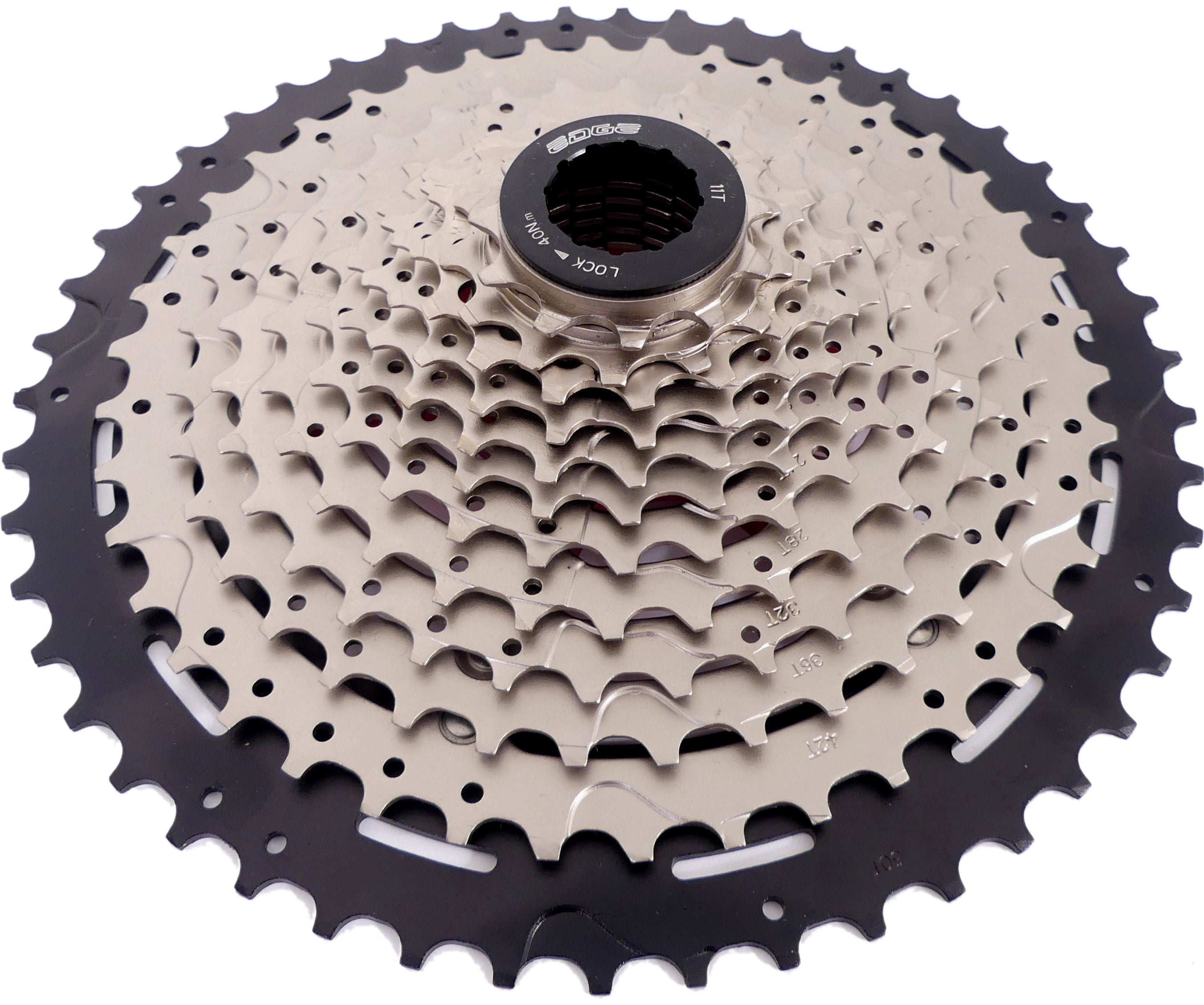 Cassette 12 speed Edge CSM9012 11-46T - zilver/zwart