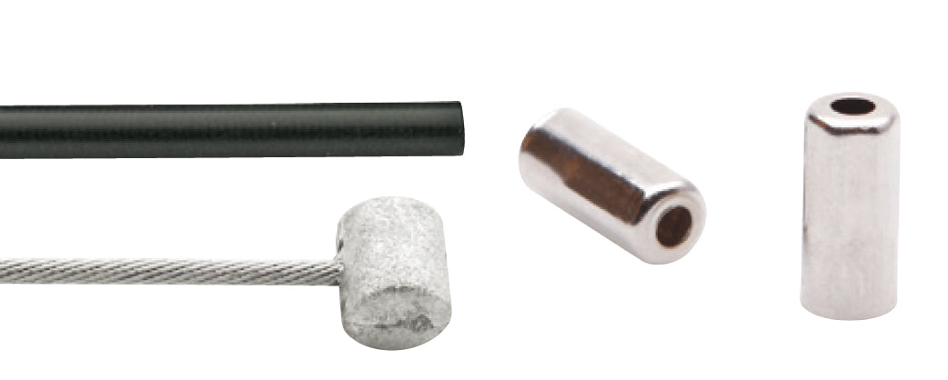 Versnellingskabel compleet universeel Elvedes 1700mm / 2250mm verzinkt - zwart (op kaart)