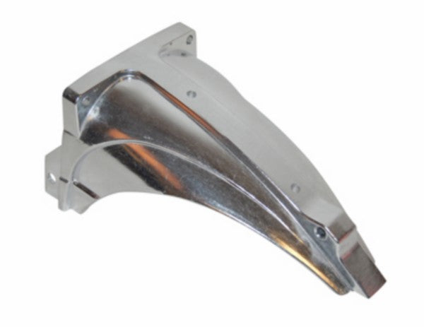 achterspatbord bovenstuk blank/alu zundapp 517