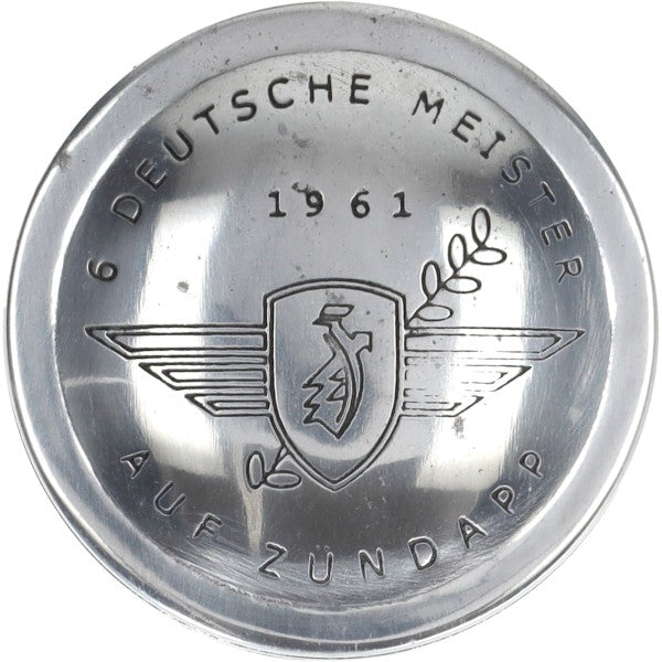 benzinetankdop ingegraveerd logo chroom zundapp