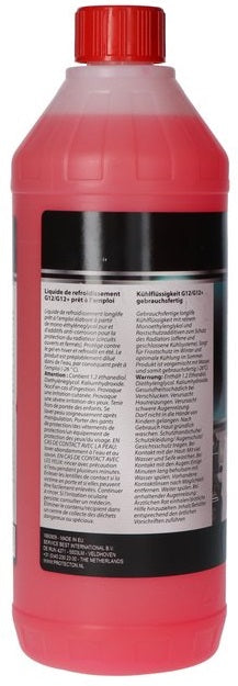 Koelvloeistof Protecton G12/G12+ Kant & Klaar tot -26 graden - 1 liter