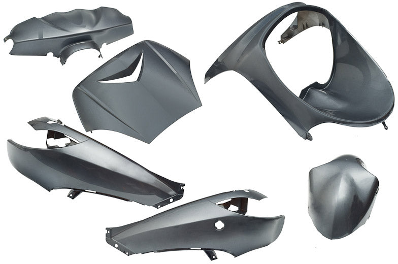 Plaatset 6-delig Edge voor Peugeot Vivacity tot bouwjaar 2008 - audi bruin