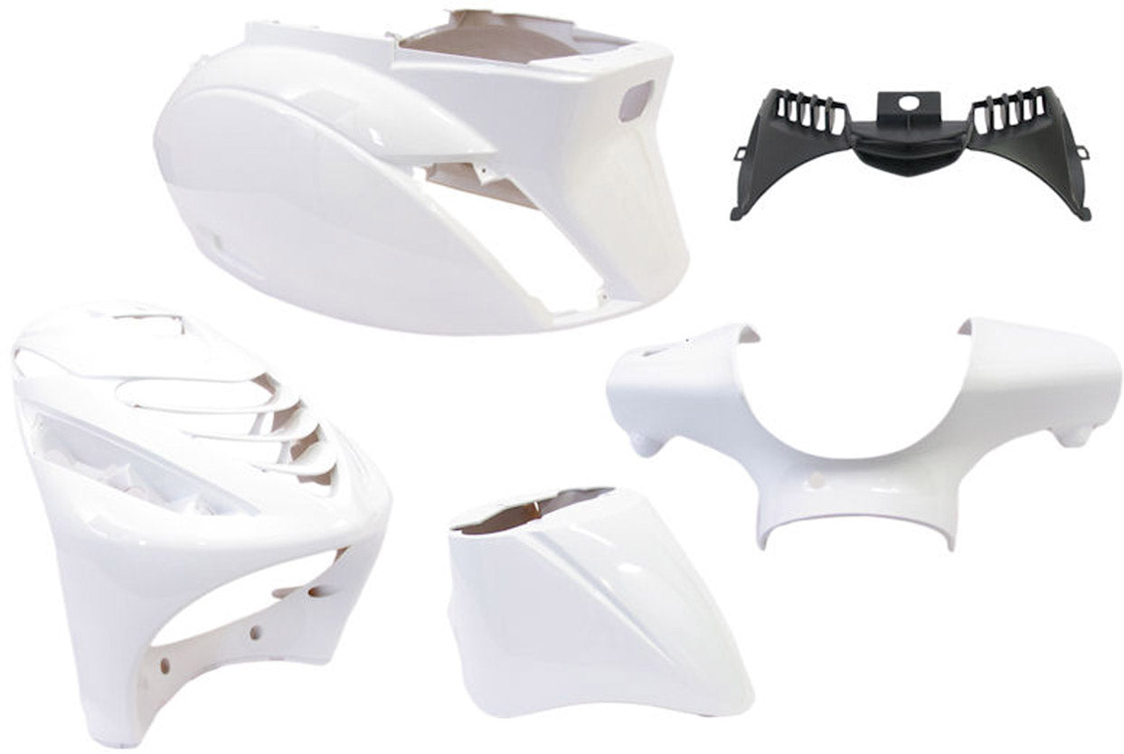Plaatset 5-delig Edge voor Piaggio Zip-SP vanaf bouwjaar 2000 - zwart metallic