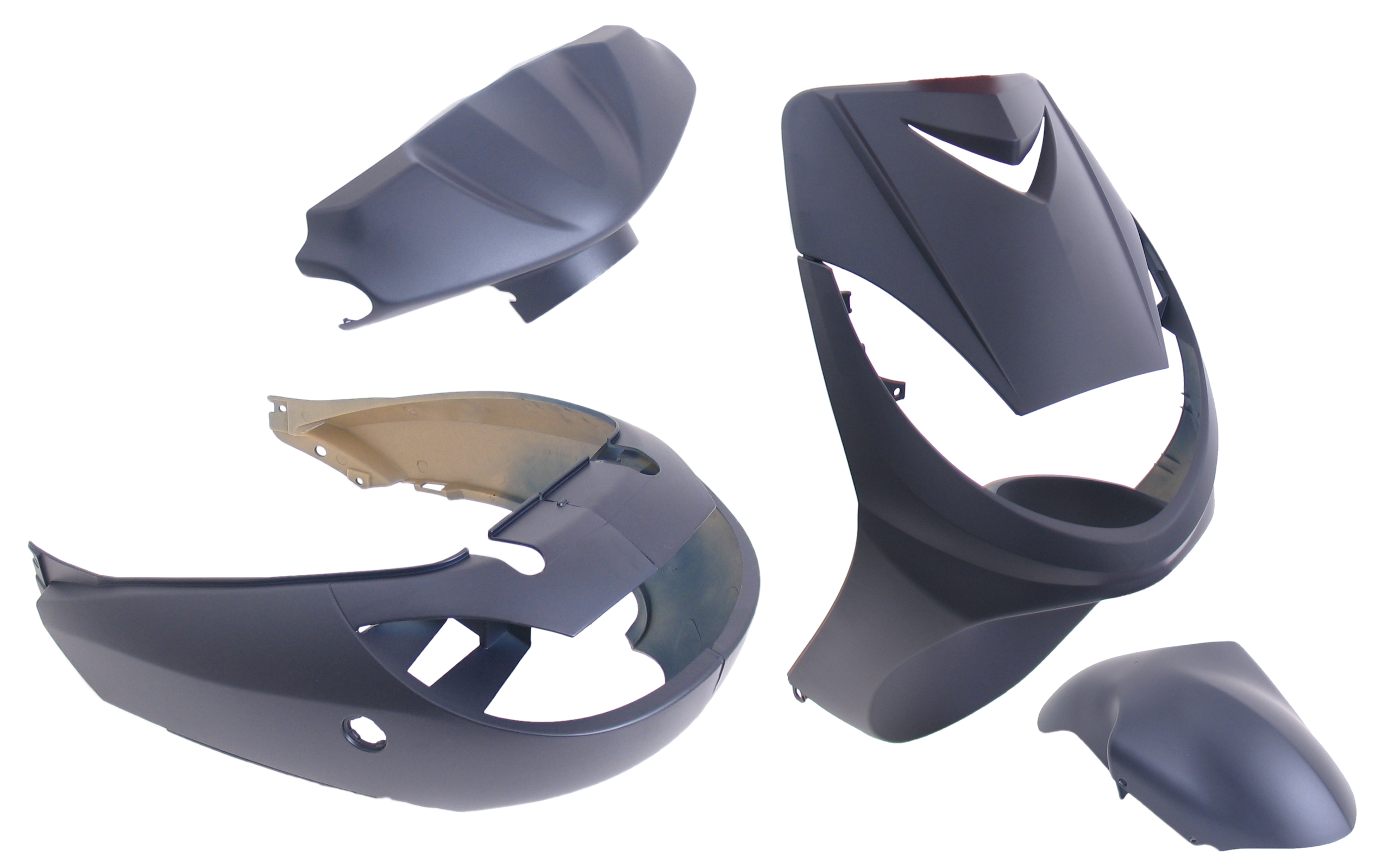 Plaatset 6-delig Edge for Peugeot Vivacity tot bouwjaar 2008 - metallic blauw