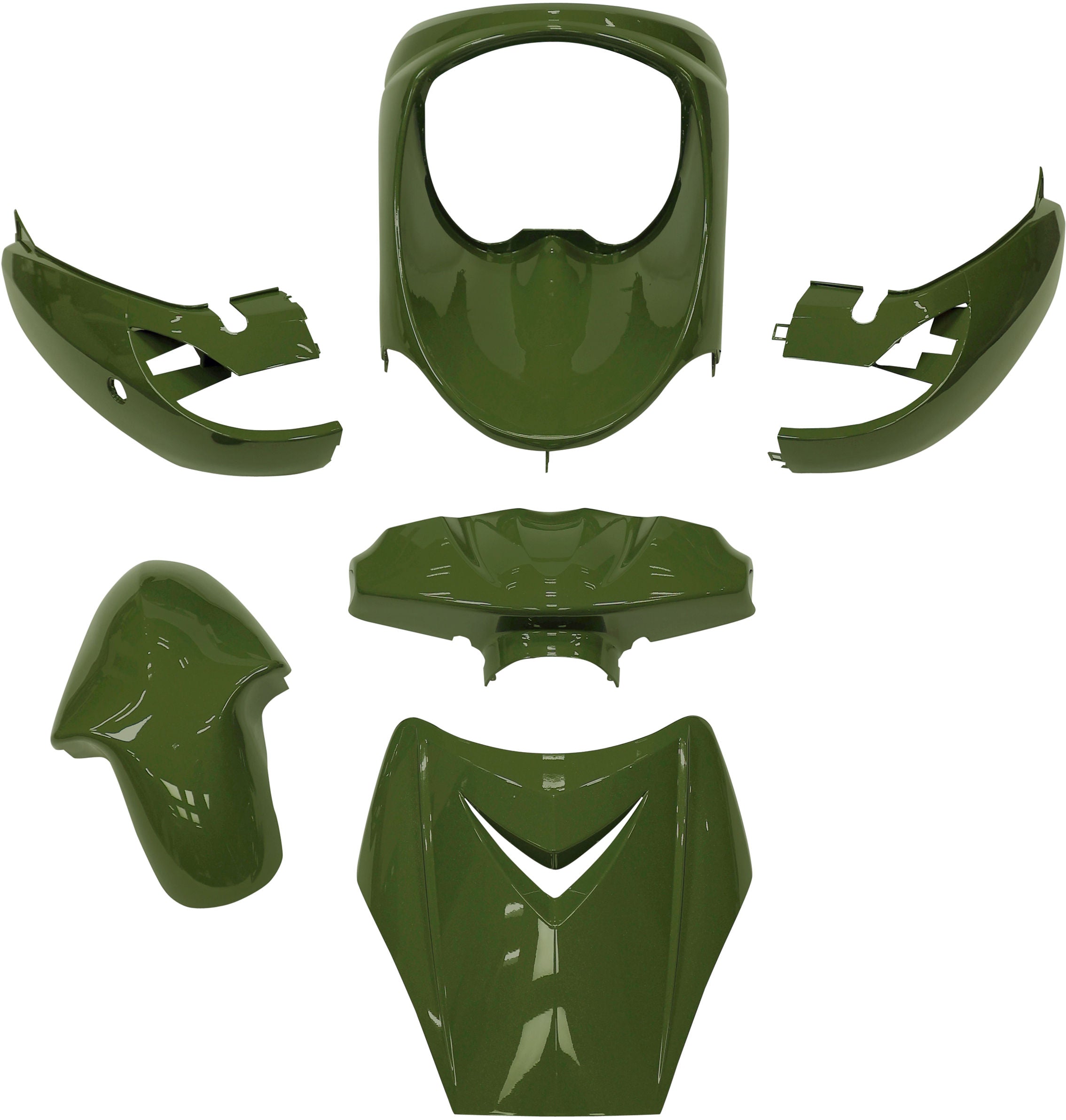 Plaatset 6-delig Edge for Peugeot Vivacity tot bouwjaar 2008 - metallic blauw