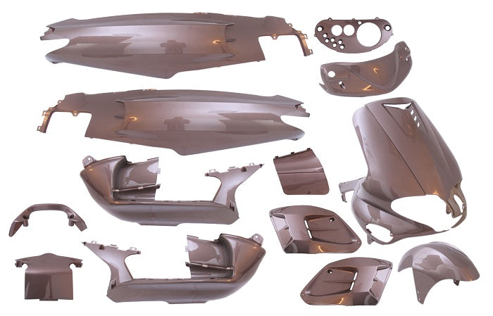 Plaatset 15-delig Edge voor Gilera Runner tot bouwjaar 08-2005 - metallic zwart