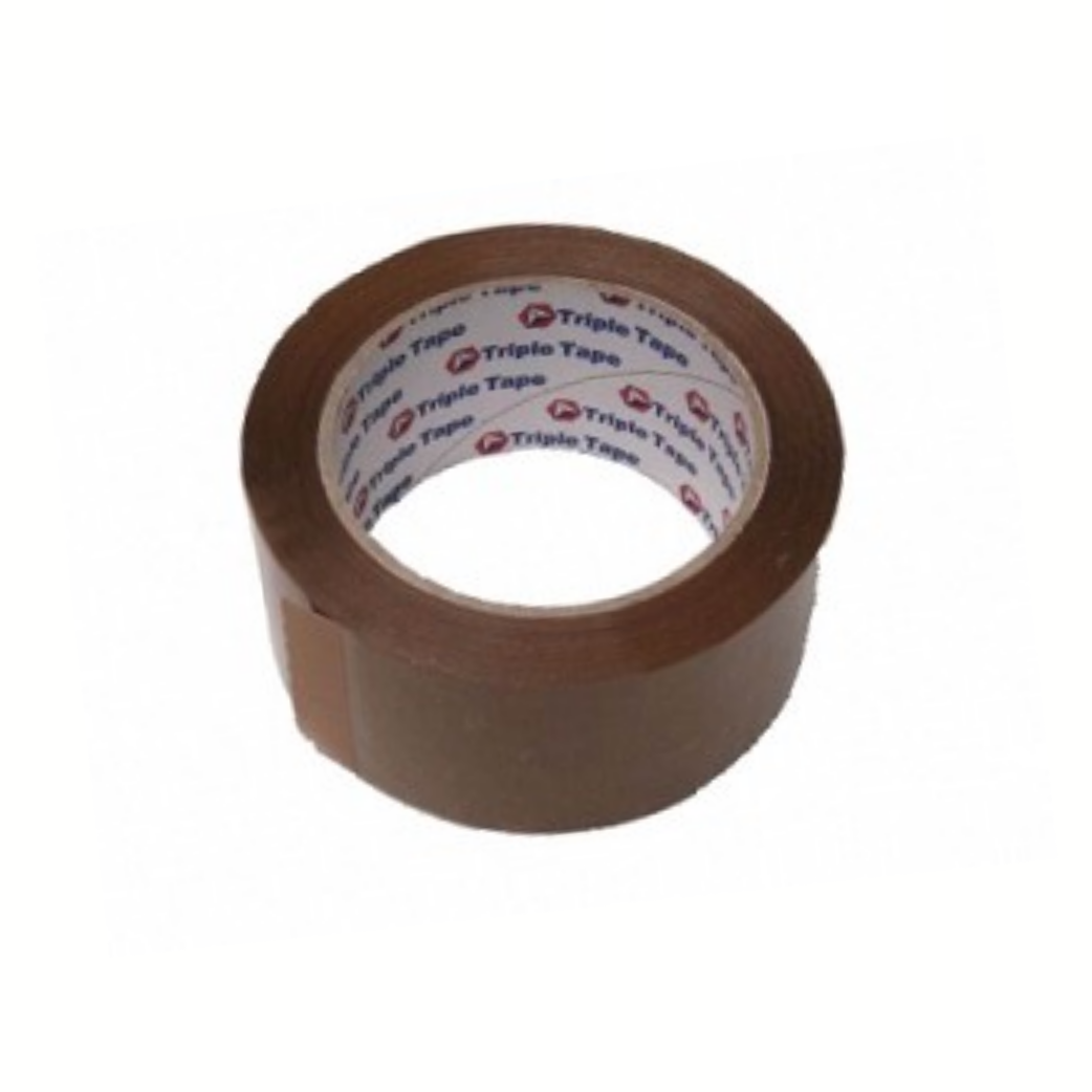 CF0704A Tape doos bruin per rol