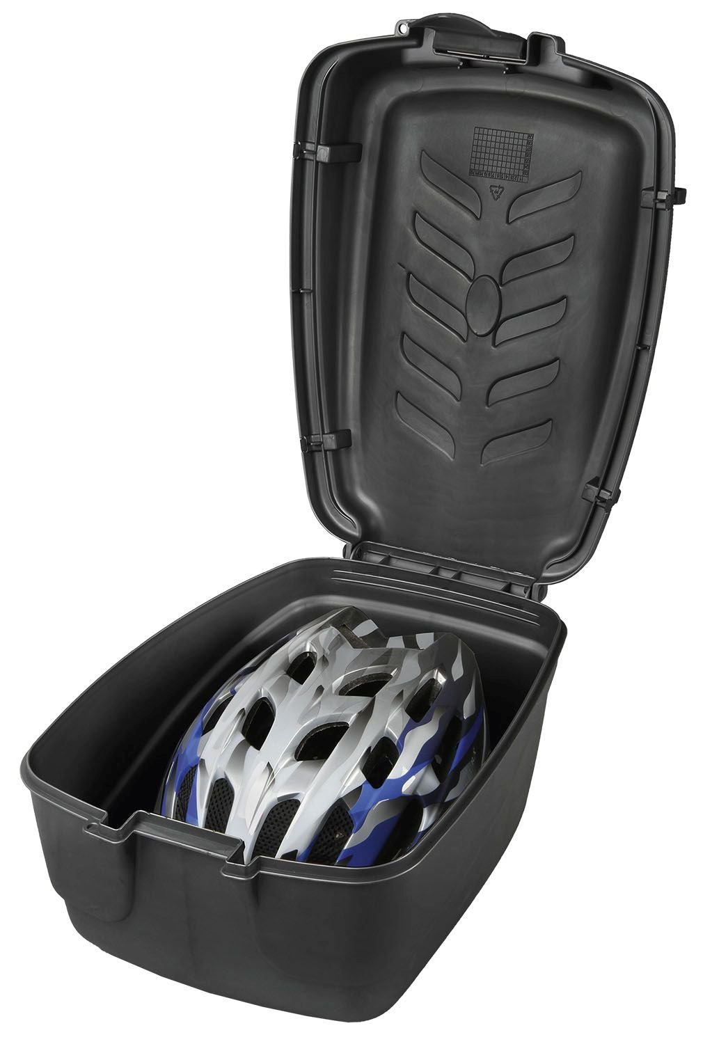 Topkoffer Polisport Luxe met quick release bagagedragerbevestiging - zwart