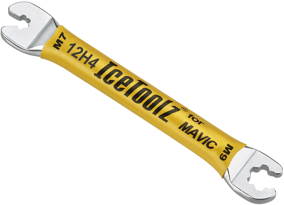 Spaaknippelsleutel IceToolz 12H4 Mavic - geel