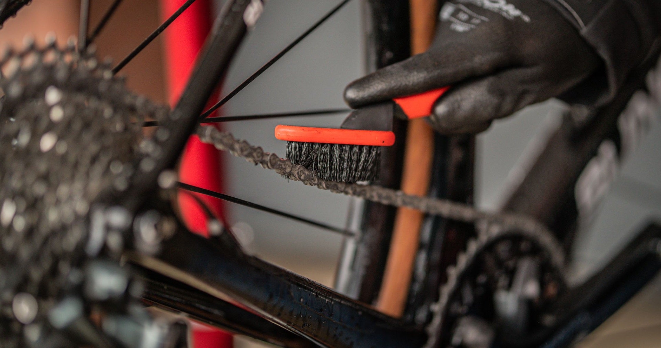 Cyclon Poetsborstel Detailing Brush - Red