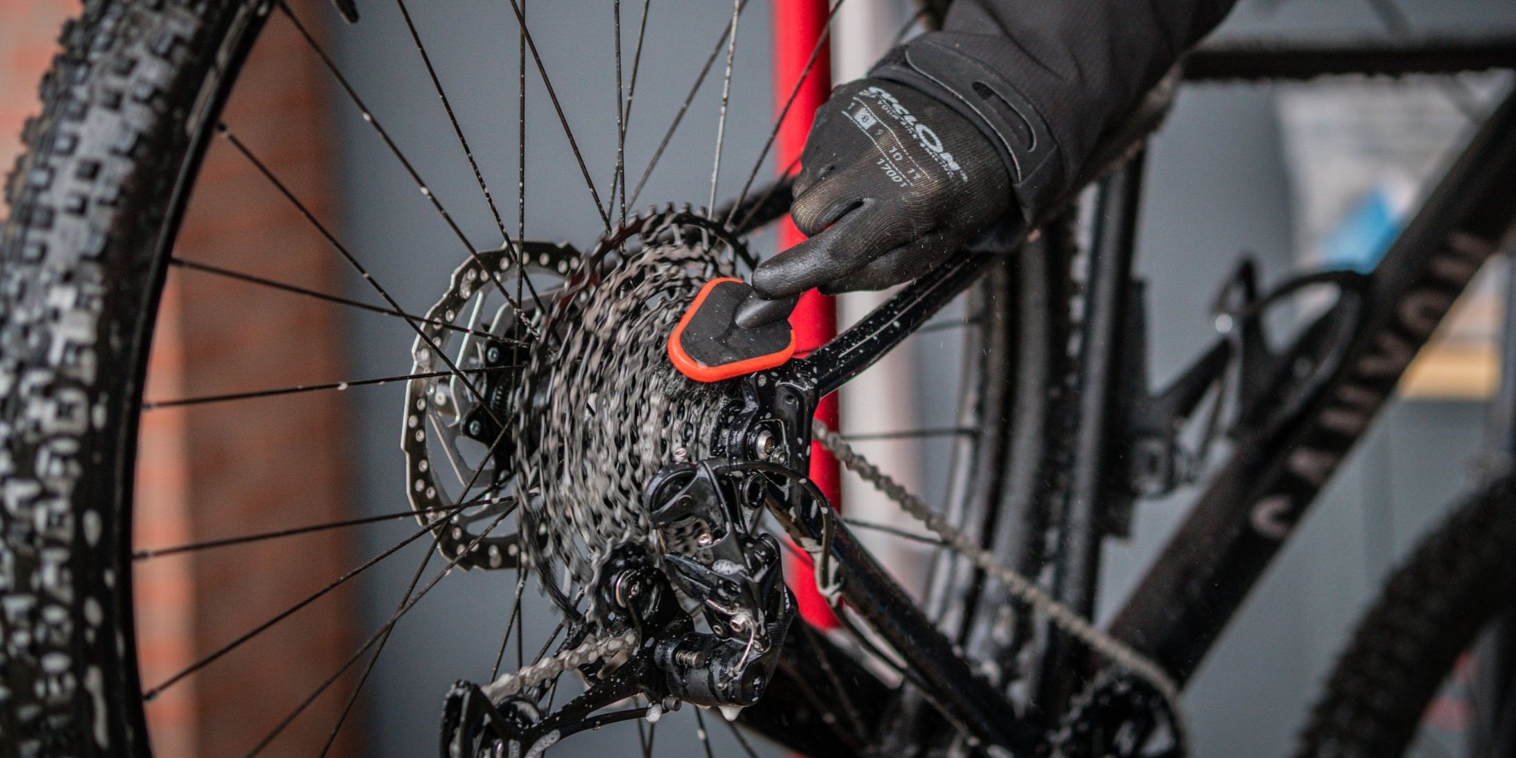 Cyclon Poetsborstel Detailing Brush - Red