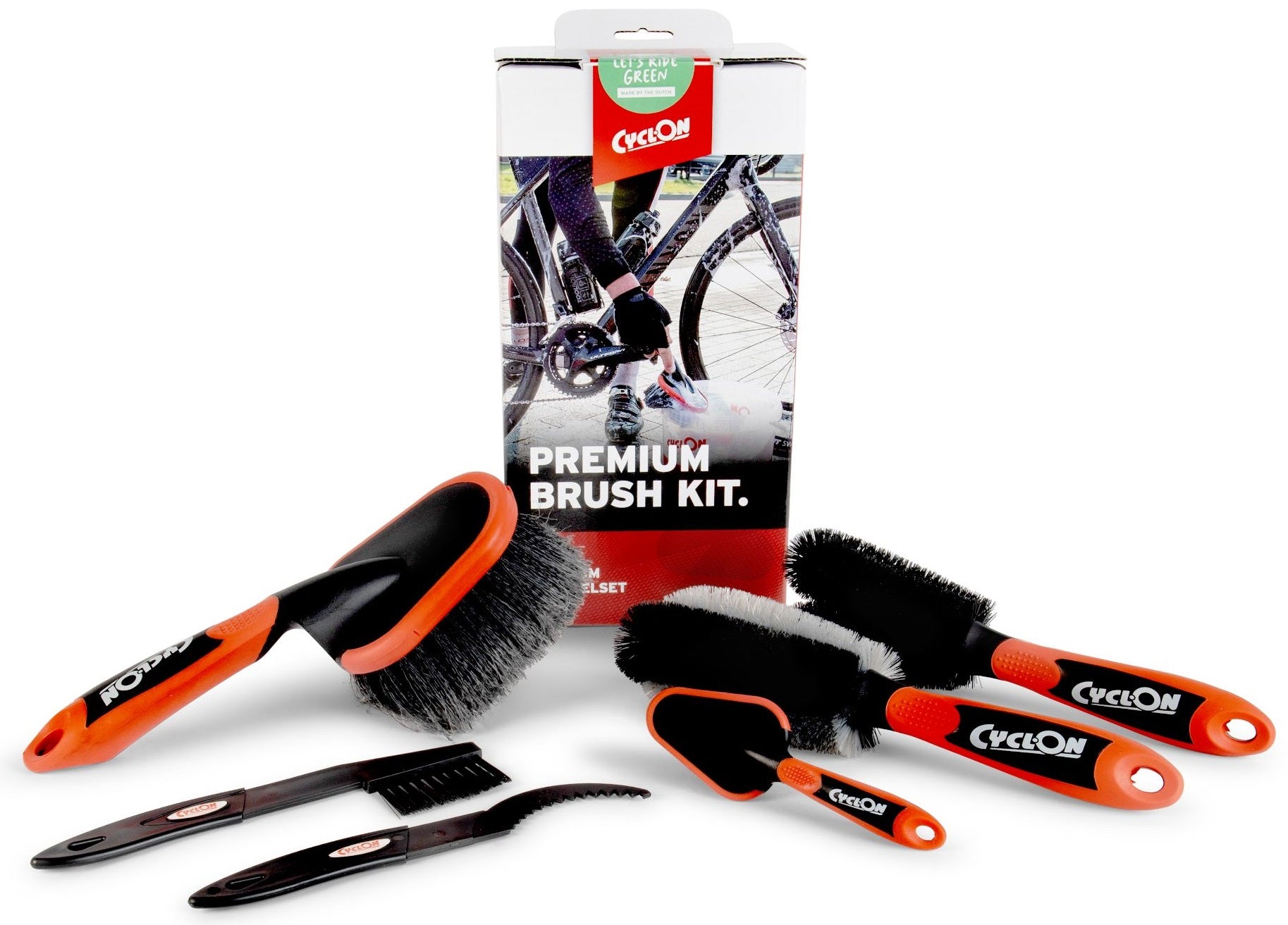 Cyclon Poetsborstelset 6-delig