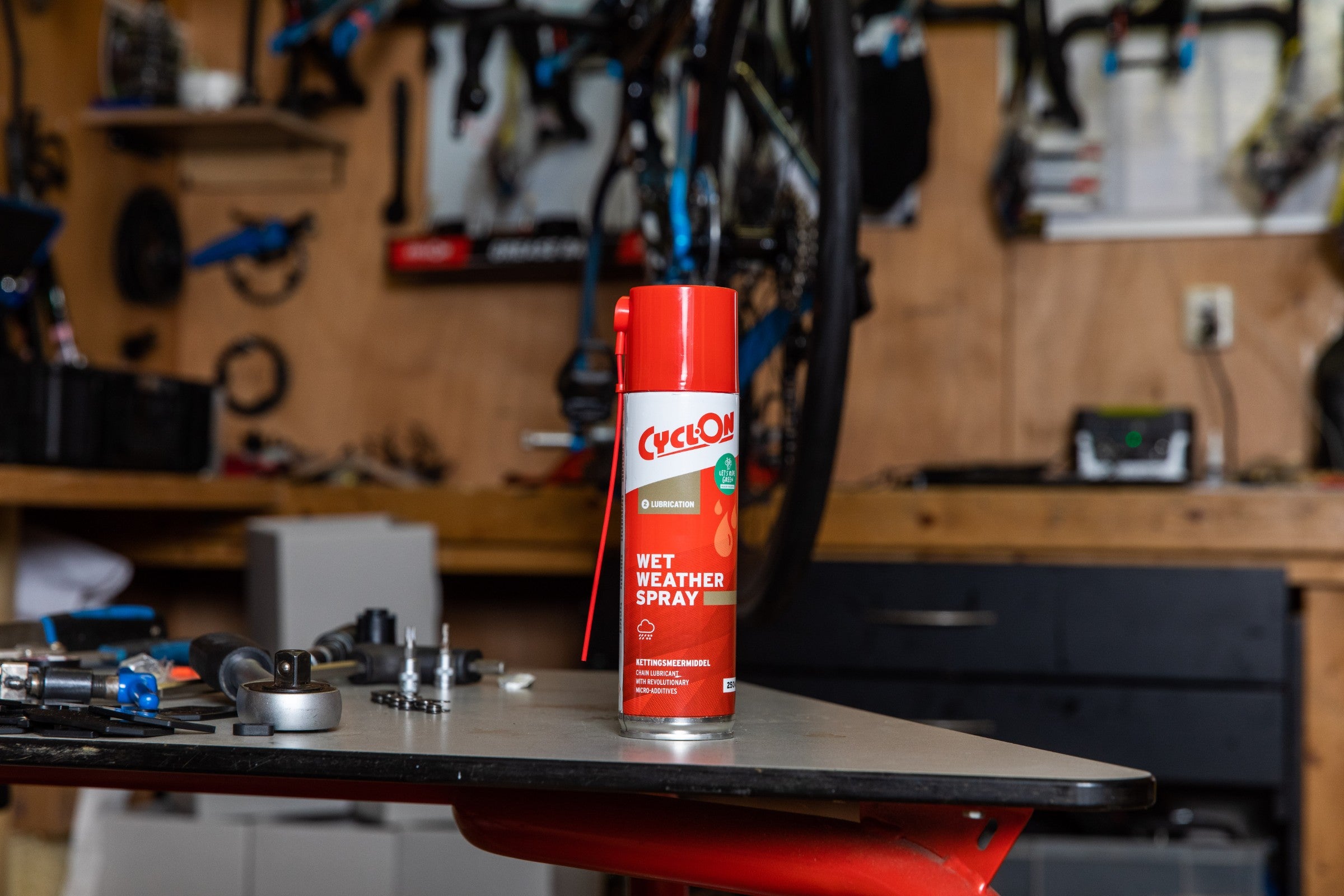 Kettingsmeermiddel CyclOn Wet Weather Spray - 250 ml