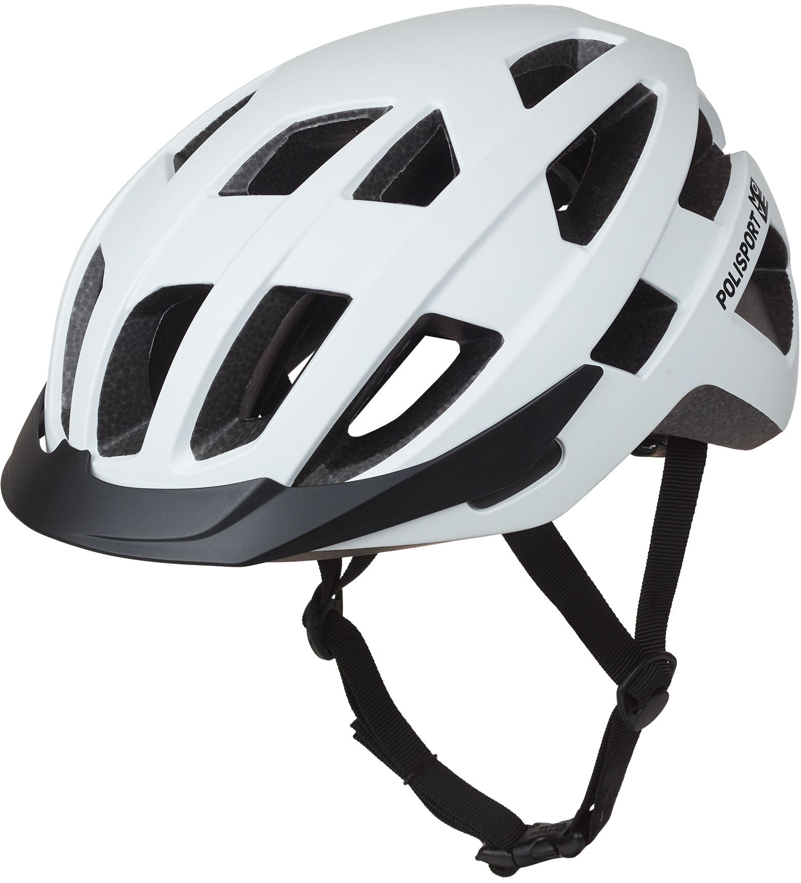 Fietshelm Polisport City Move M 54-58 cm - wit