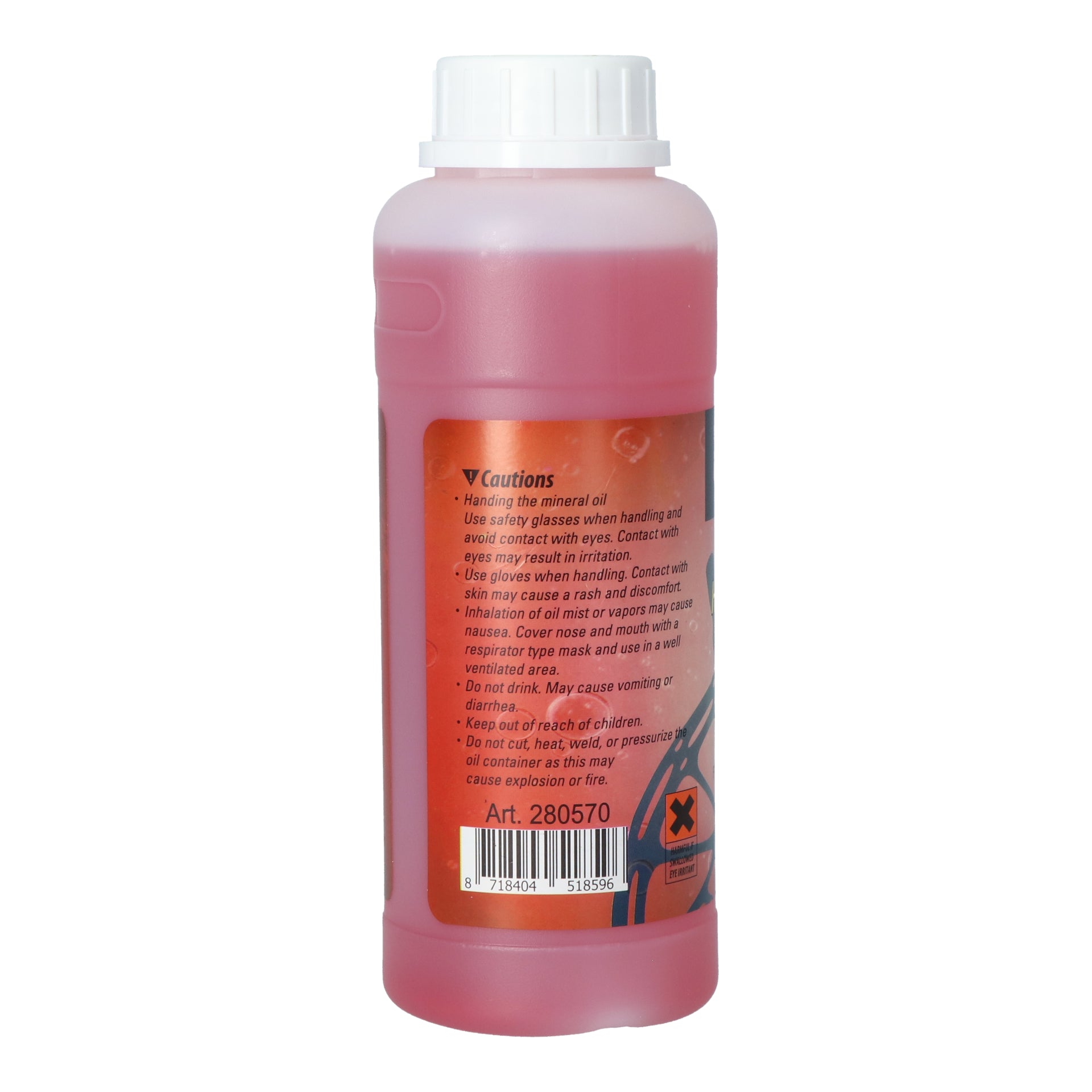 Remvloeistof Edge minerale olie - rood (500 ml)