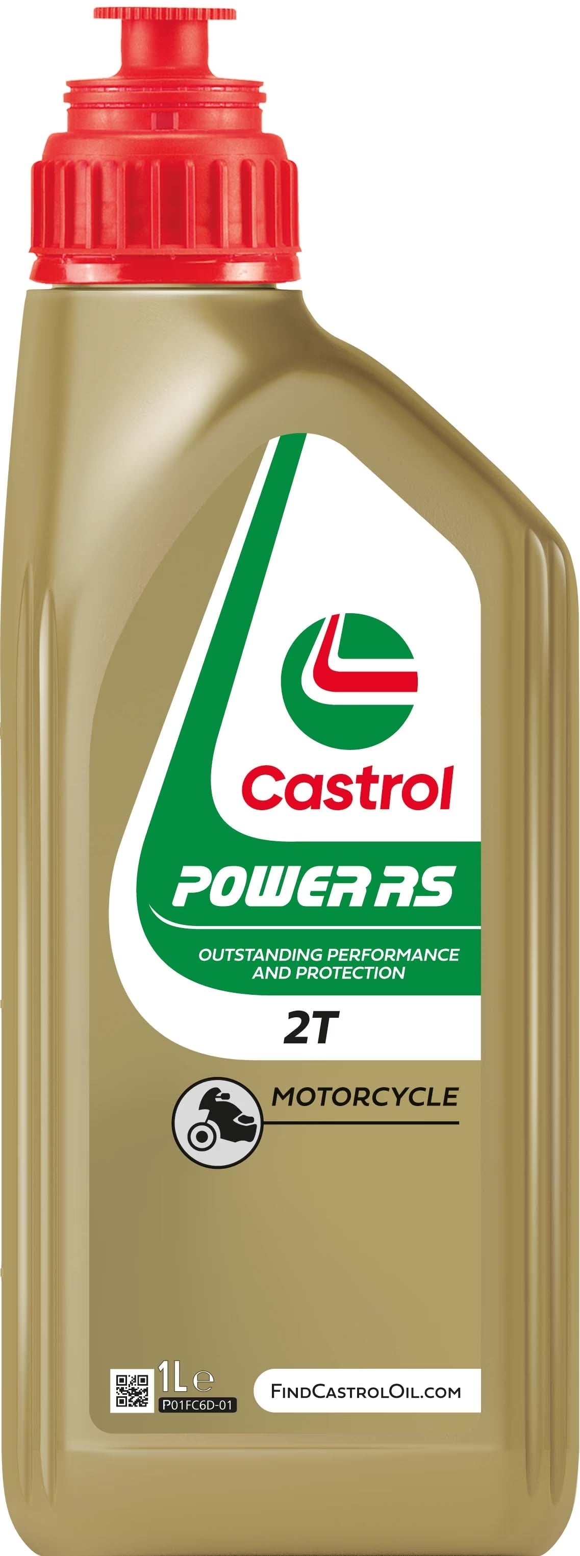 Olie 2 takt Castrol Power RS 2 takt - opvolger van art. 280120 - 1 liter