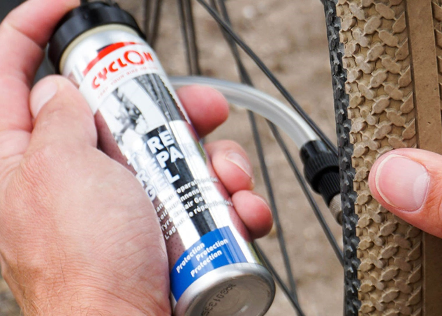 Cyclon Tyre Repair Gel - 75ml (in blisterverpakking)