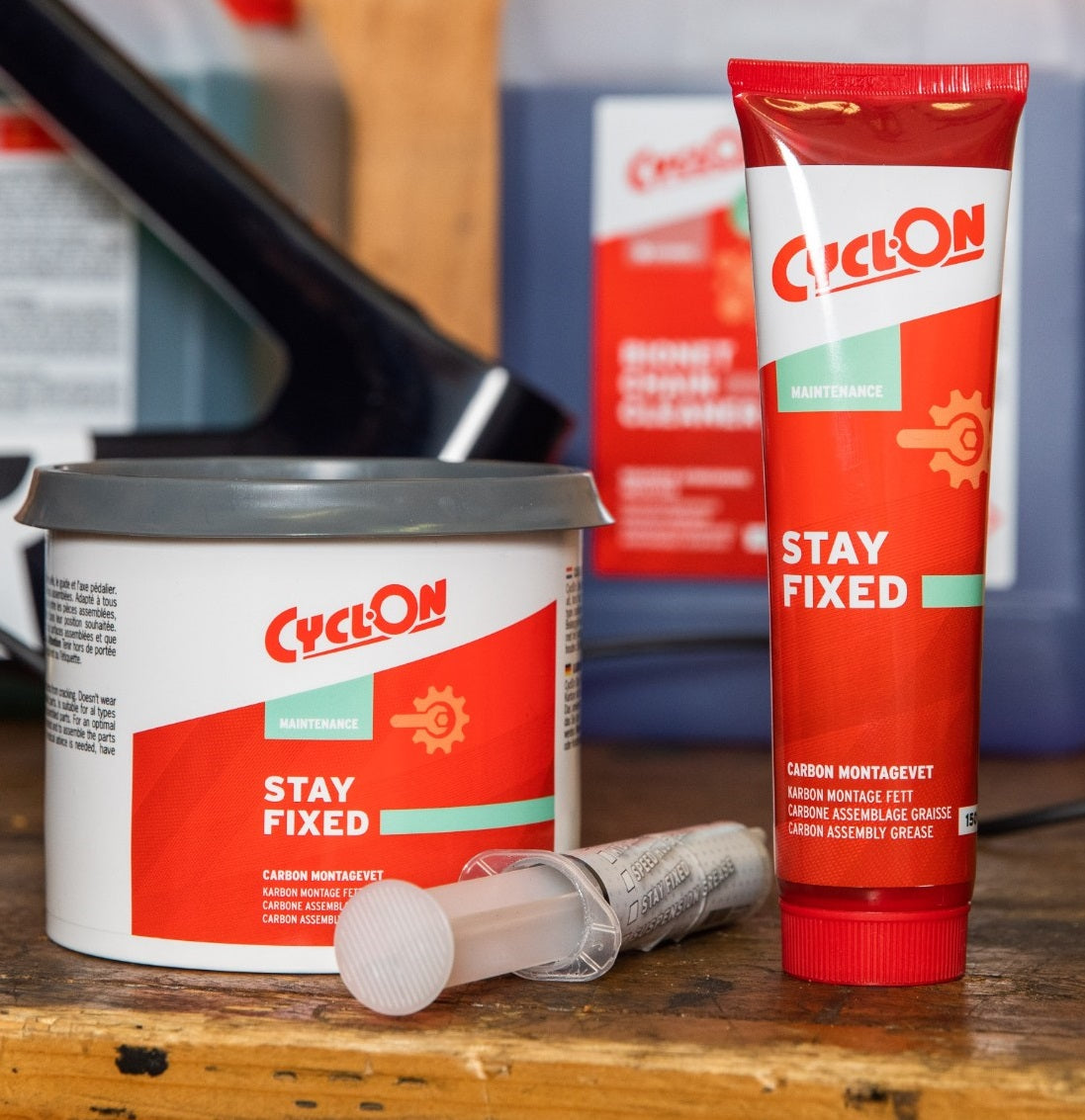 Cyclon Stay Fixed Carbon M.T. Paste - 150 ml (in blisterverpakking)