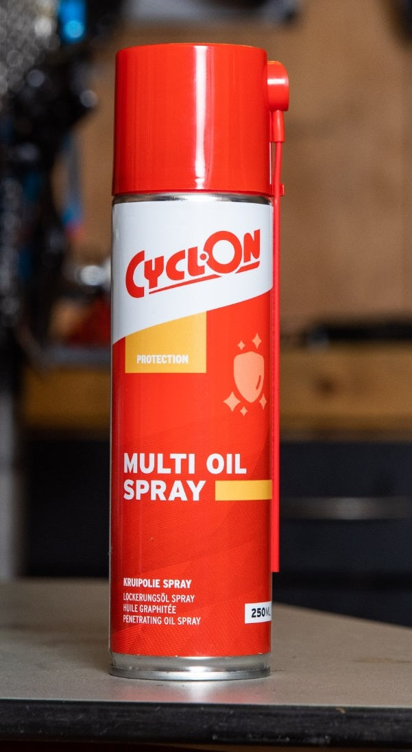 Cyclon Multi oil - penetrating oil spray - 250 ml (in blisterverpakking)