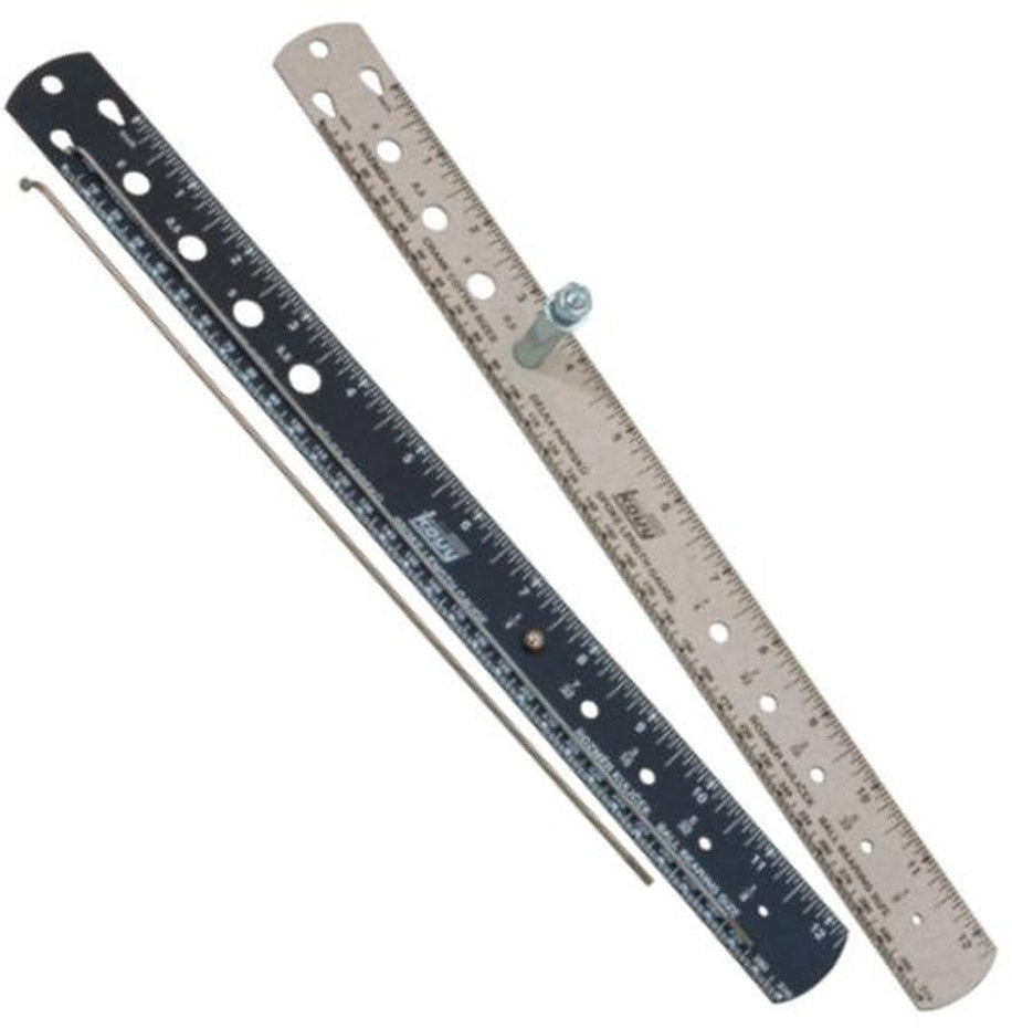 Spaaklineaal Cyclus - metaal