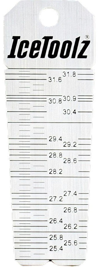 Zadelbuis meetinstrument IceToolz E326 (ø 25.0 ~ ø31.8mm)