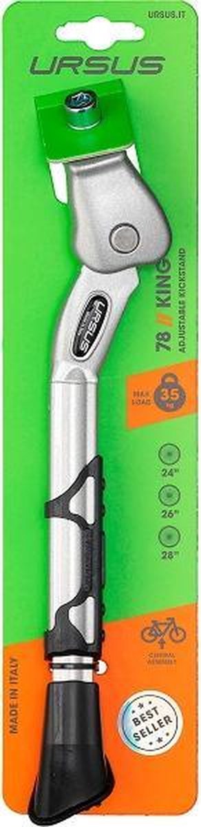 fiets standaard - Standaard King Ursus zilver