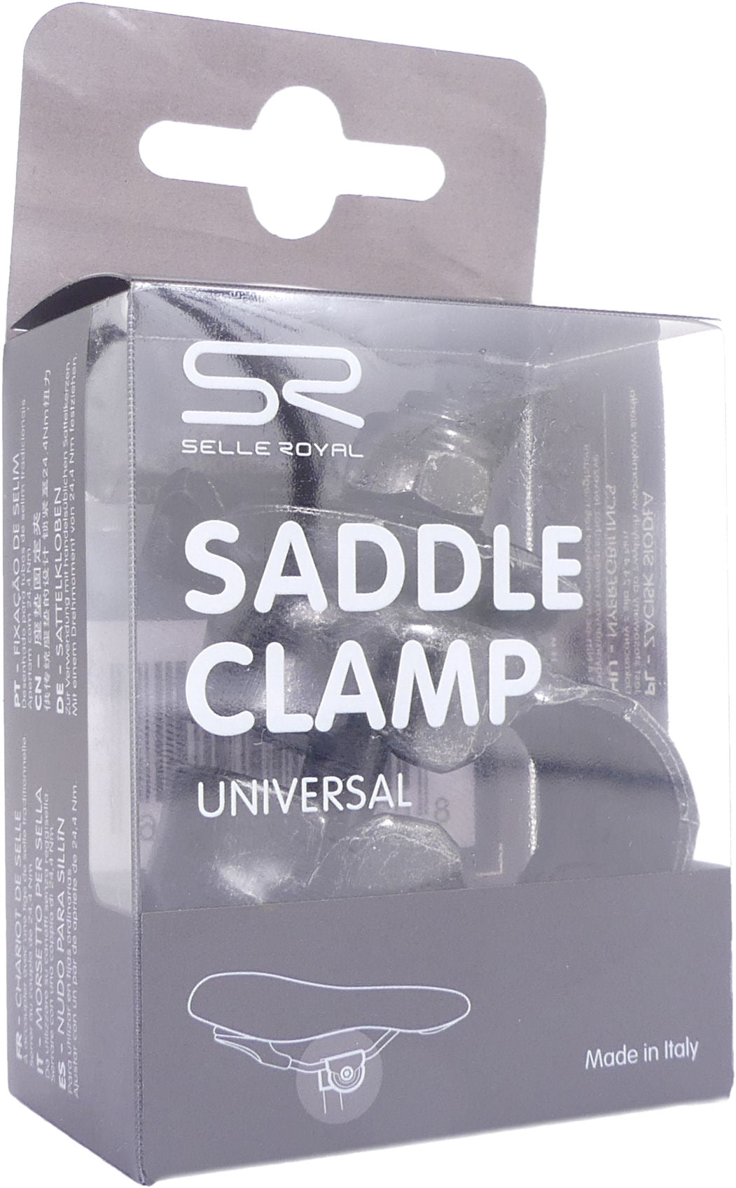 Zadelstrop Selle Royal - zwart (in doosje verpakt)